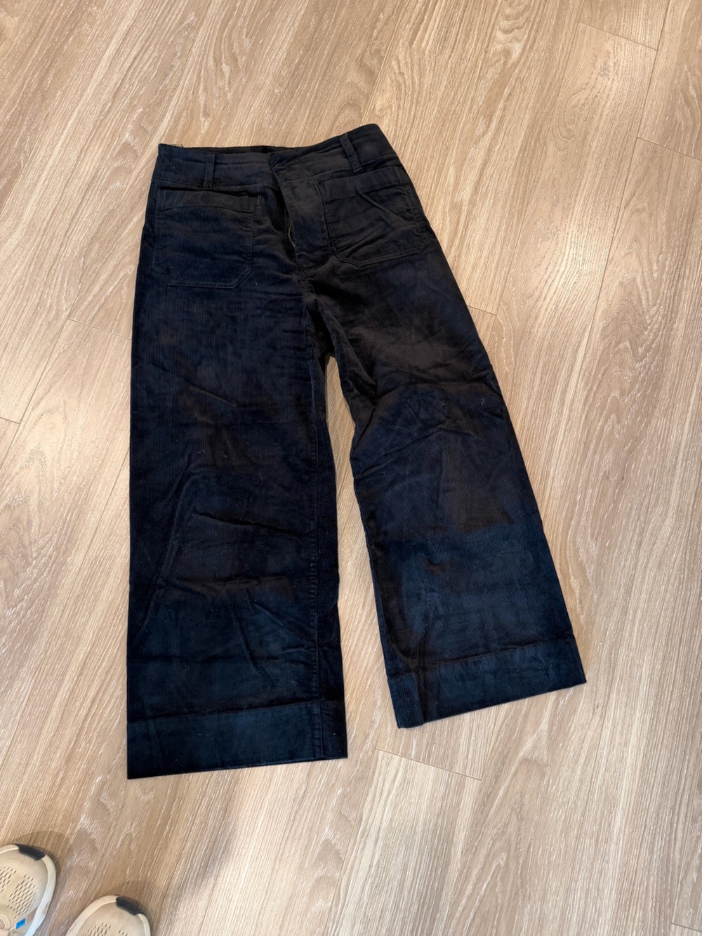 Anthropologie Black Maeve Corduroy  Pants